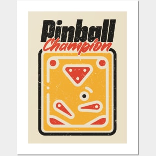 Vintage Pinball Champion Posters and Art